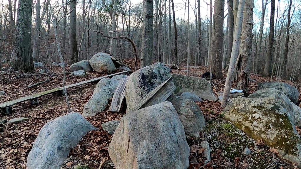 Boulders and a skinny