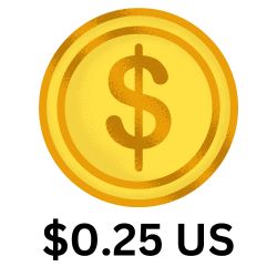 In-Person Sale Unit ($0.25 US)