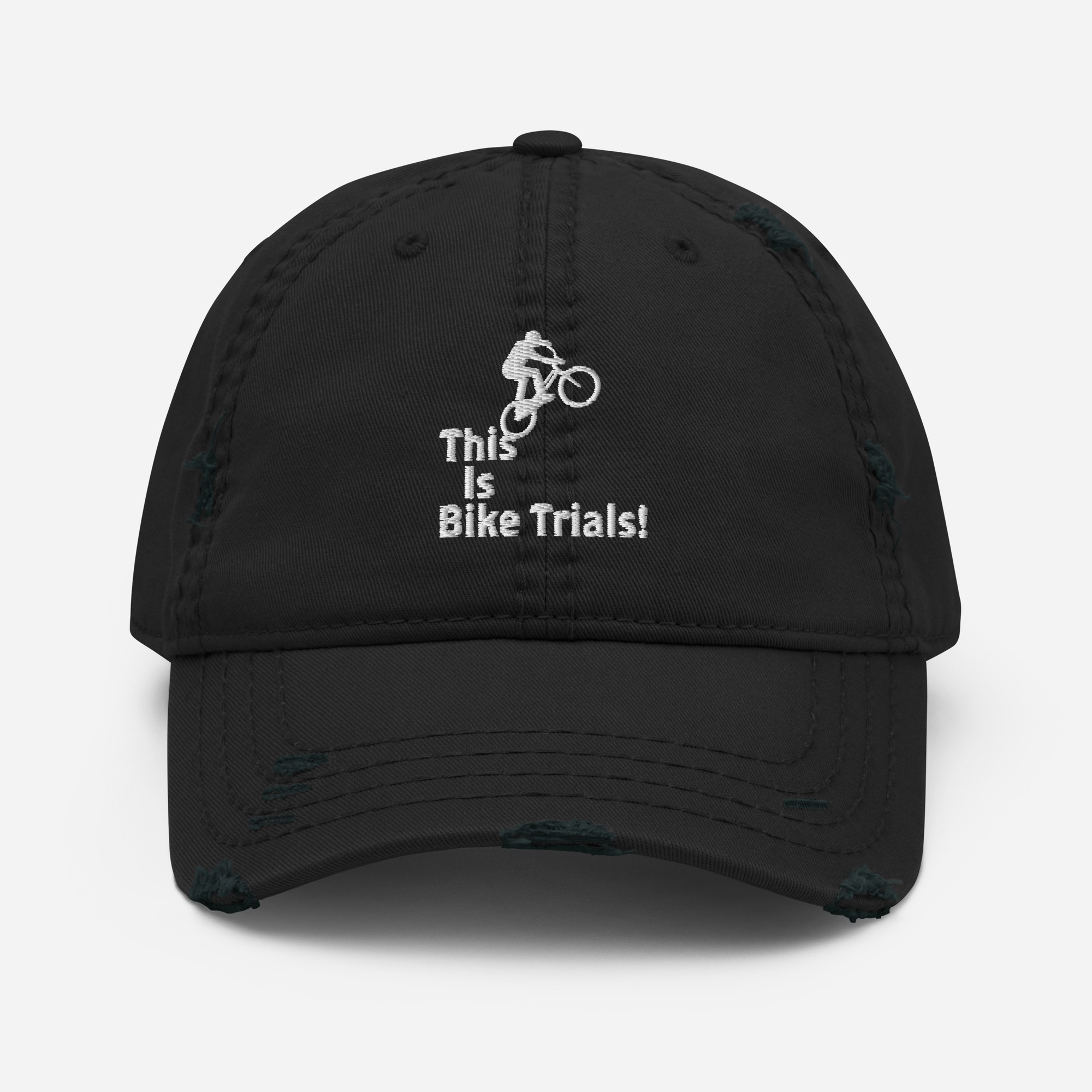 This Is Bike Trials! Distressed Dad Hat - Image 2