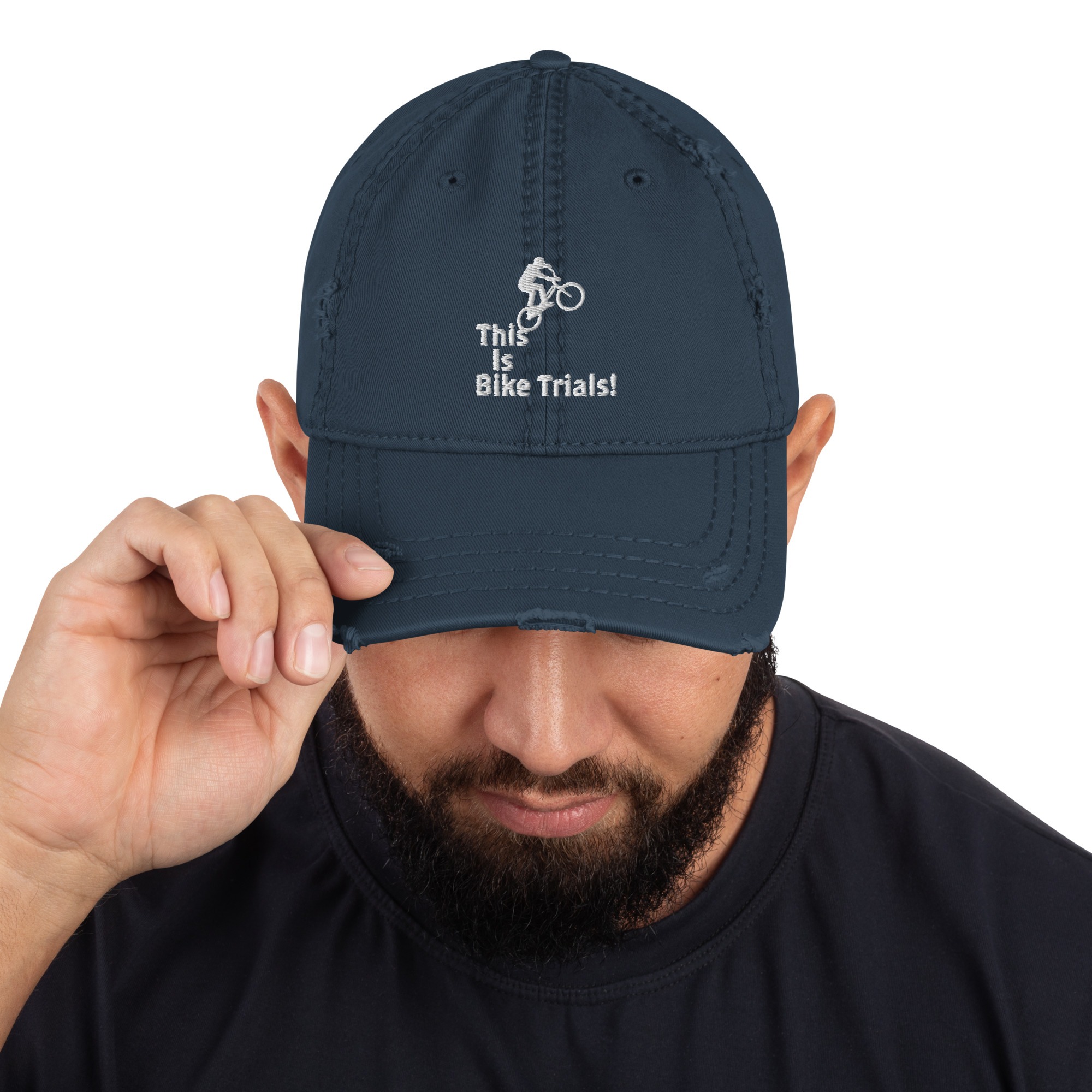 This Is Bike Trials! Distressed Dad Hat