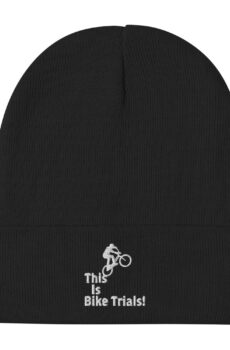 This Is Bike Trials! Embroidered Beanie