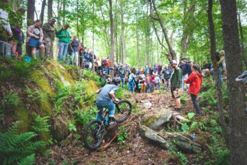 Run What Ya Brung trials competition at the Canaan MTB Festival